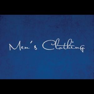 Men’s Clothing Below